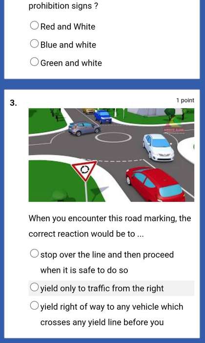 K53 online learners licence practice test