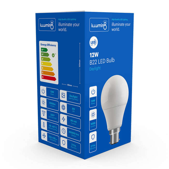 A60-B22-12W LED