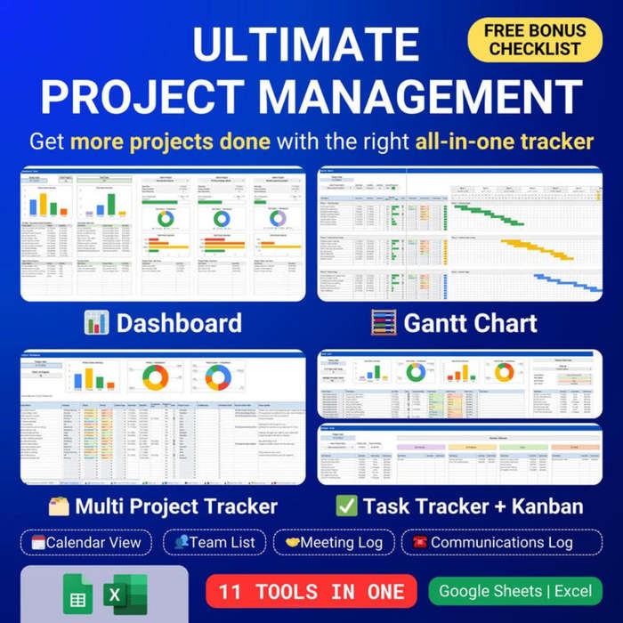 Ultimate Project Management Excel Template