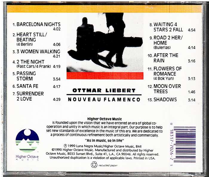 Ottmar Liebert - Nouveau Flamenco CD