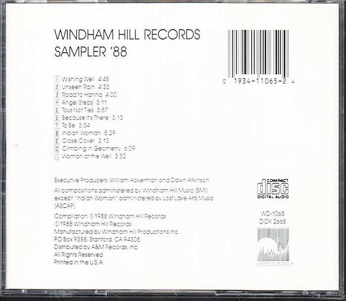 Various Artists - Windham Hill Records Sampler '88 CD