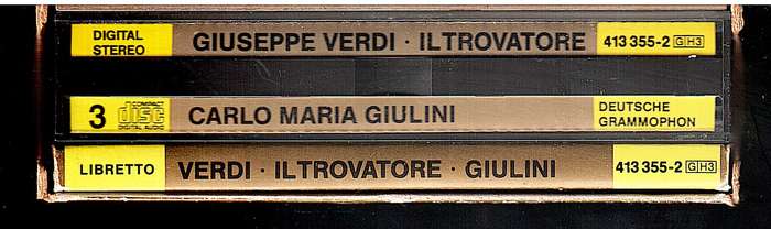 Verdi: Il Trovatore 3 CD set - Placido Domingo et al, Carlo Maria Giulini (cond)