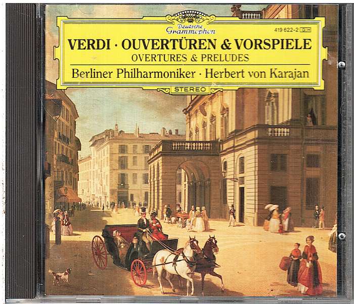 Verdi: Overtures & Preludes - Berliner Philharmoniker, Herbert Von Karajan cond.  CD