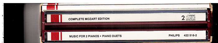 Mozart: Music for Two Pianos Duets 2 CD set - Ingrid Haebler et al [Complete Mozart Edition Vol 16]