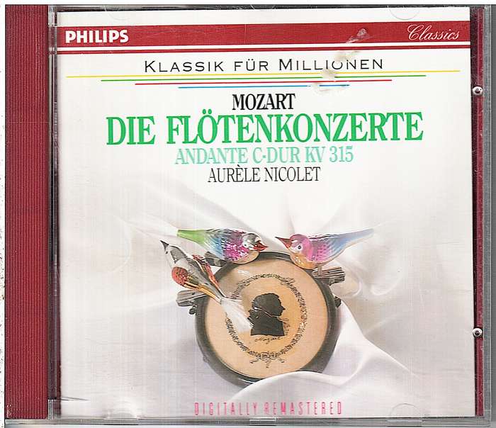 Mozart: Die Flötenkonzerte. Andante C-Dur KV 315 - Aurèle Nicolet  RCGO  David Zinman CD