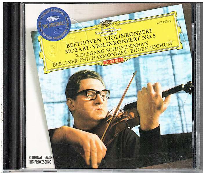Beethoven/Mozart: Violin Concerto/Violin Concerto #5 - Wolfgang Schneiderhan, Berlin Philharmonic CD
