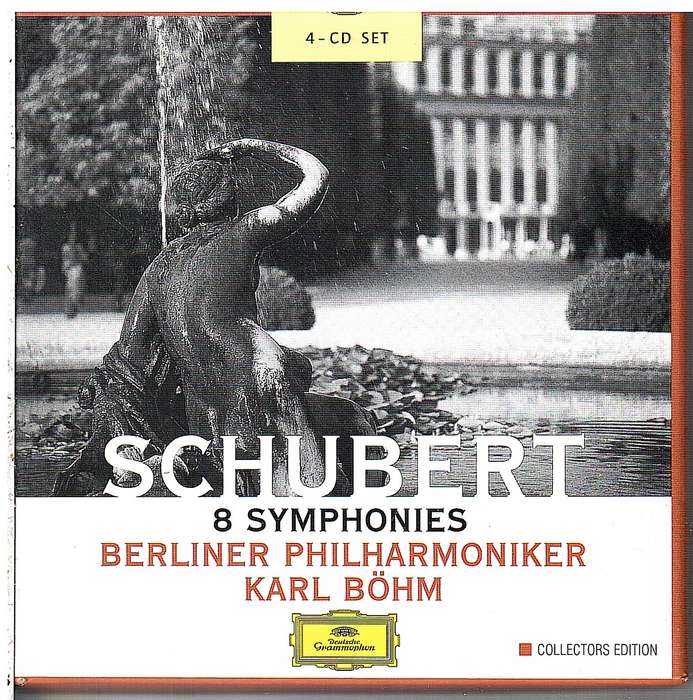 Schubert: 8 Symphonies 4 CD Set - Berliner Philharmoniker/Karl Bohm (Cond)
