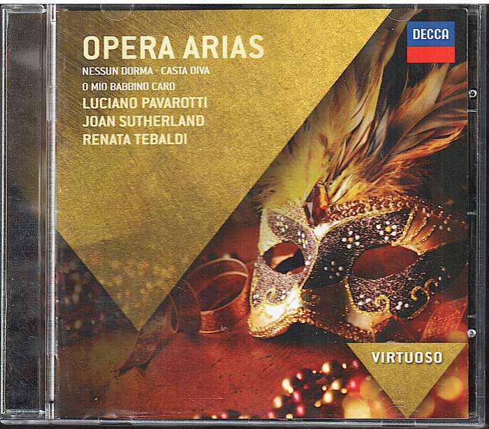 Opera Arias - Luciano Pavarotti, Joan Sutherland, Renata Tebaldi CD