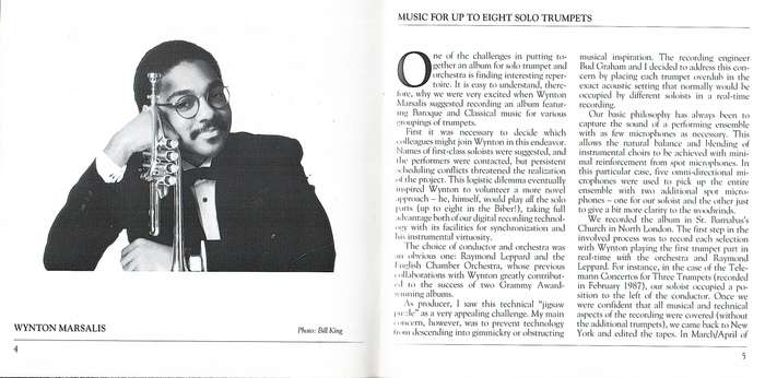 Wynton Marsalis - Baroque Music for Trumpets CD