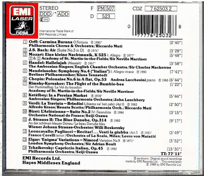 Various - Best-Loved Classics 4 CD