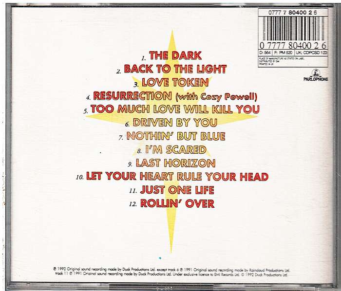 Brian May - Back to the Light CD