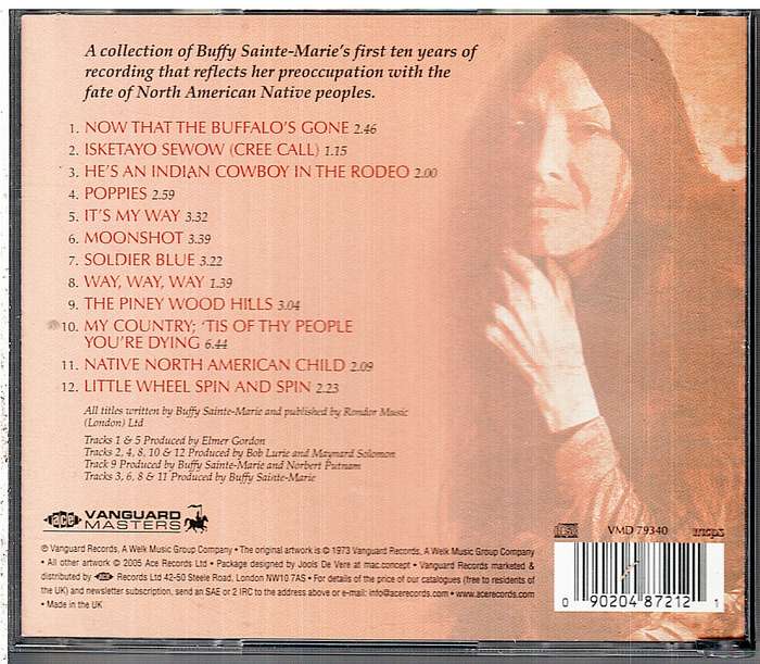 Buffy Sainte-Marie - Native North-American Child: An Odyssey CD