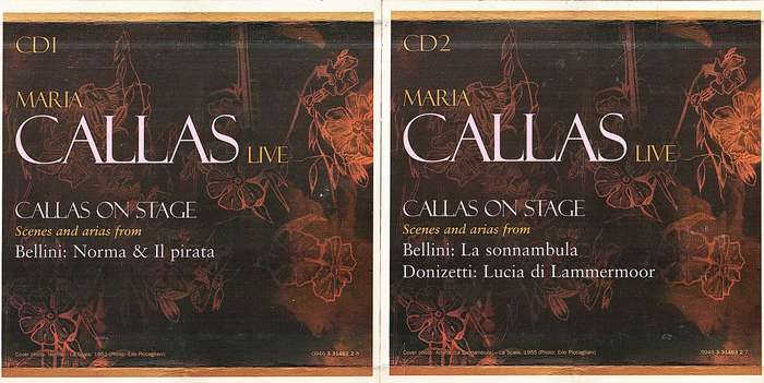 Maria Callas Live 8 CD Box [Each CD in own cardboard sleeve]