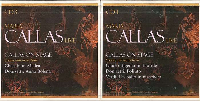 Maria Callas Live 8 CD Box [Each CD in own cardboard sleeve]