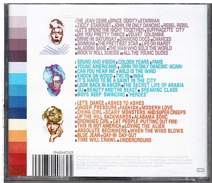 David Bowie - The Platinum Collection 3 CD Set [Australian pressing]