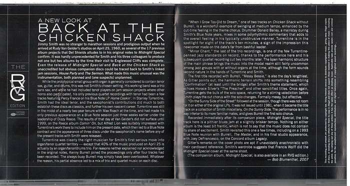 Jimmy Smith - Back At The Chicken Shack CD [EU IMPORT] [Rudy van Gelder Remaster]