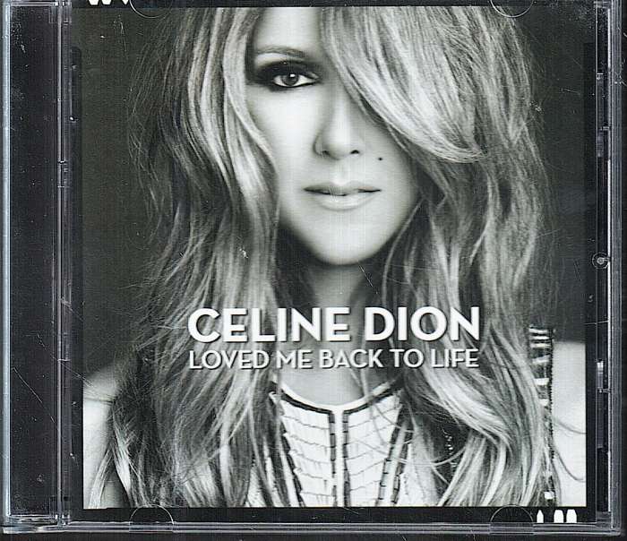 Celine Dion - Loved Me Back To Life CD jewelcase in cardboard slipcover
