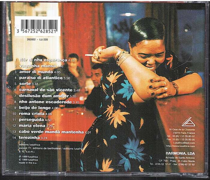 Cesaria Evora - Café Atlantico CD