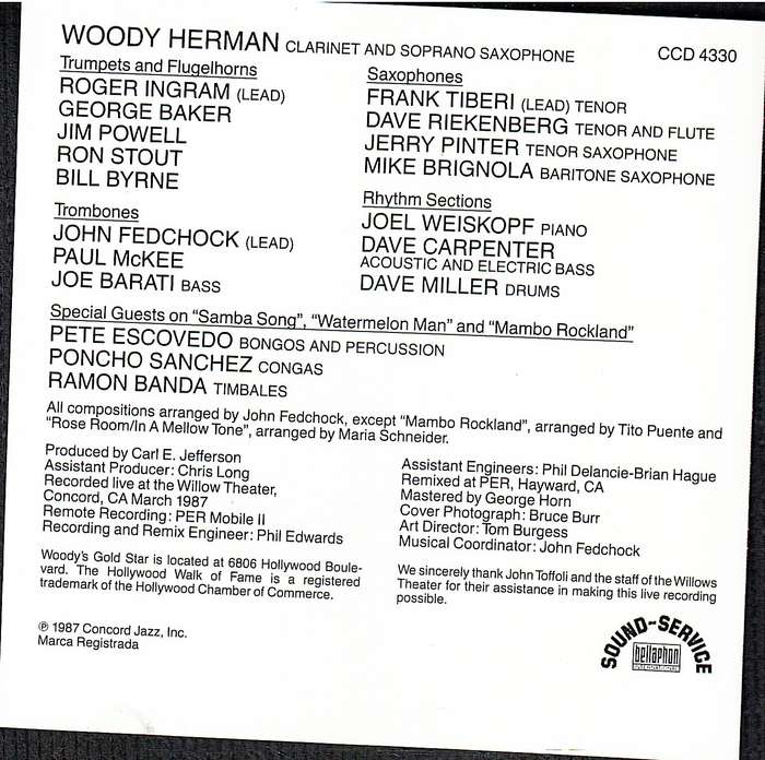 Woody Herman and His Big Band - Woody's Gold Star CD