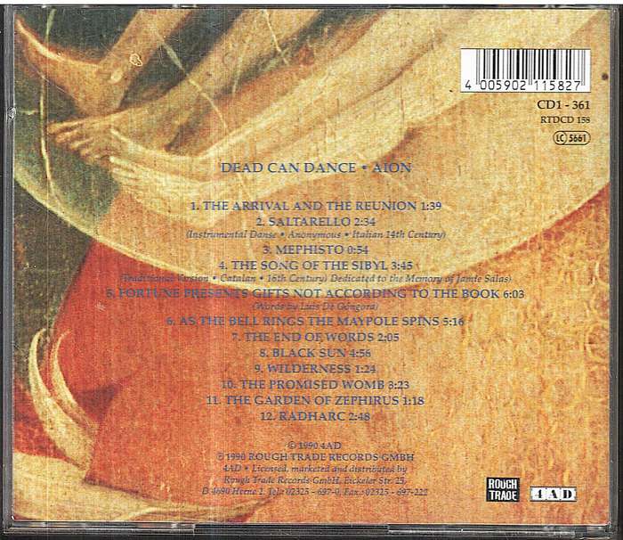 Dead Can Dance - Aion CD