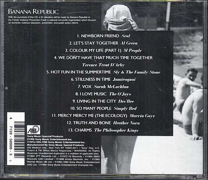 Various - Banana Republic: Summertime CD
