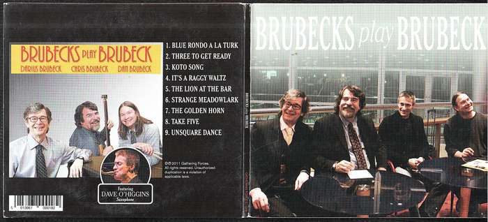 Darius Brubeck | Chris Brubeck | Dan Brubeck | Dave O'Higgins - Brubecks Play Brubeck 1992 CD