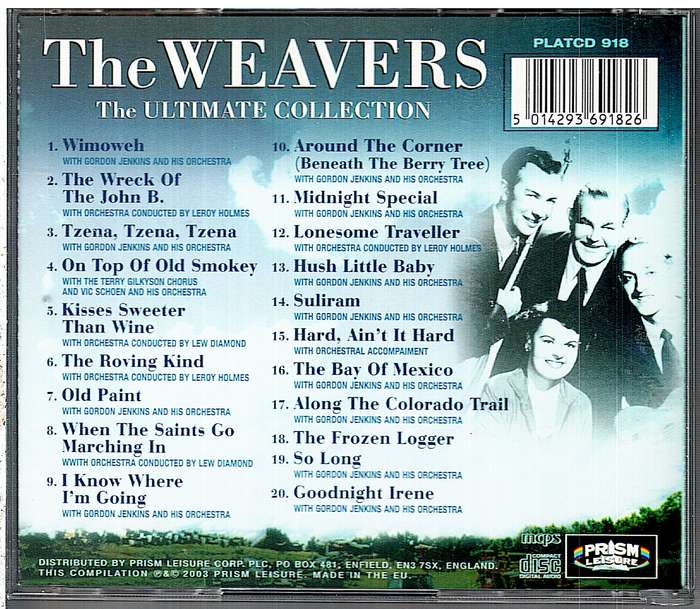 The Weavers - The Ultimate Collection CD
