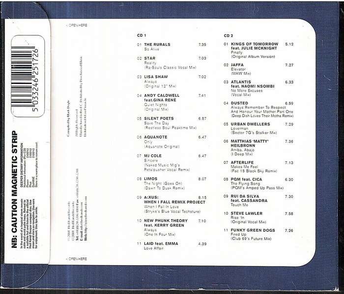 Various Artists - Deeper 2 CD Set