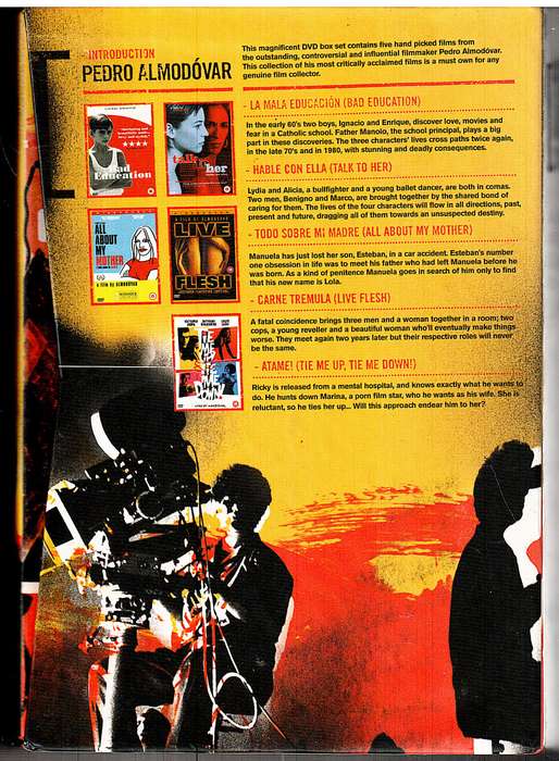 Pedro Almodovar Collection 5 DVD Box Set