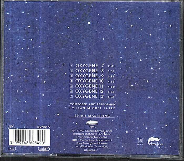 Jean Michel Jarre - Oxygene 7-13 CD