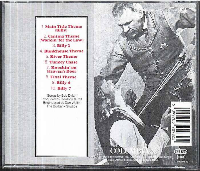 Bob Dylan - Pat Garrett & Billy the Kid Soundtrack CD