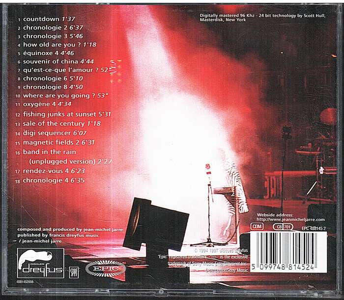 Jean Michel Jarre - Hong Kong CD