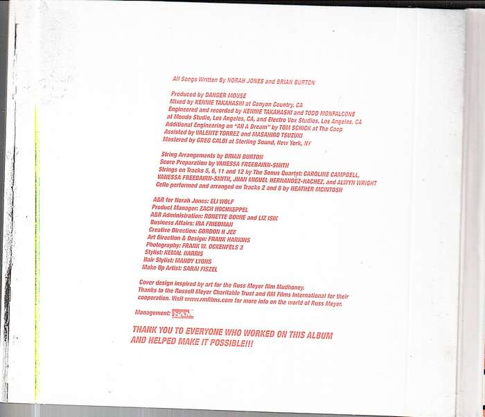 Nora Jones - ...Little Broken Hearts CD