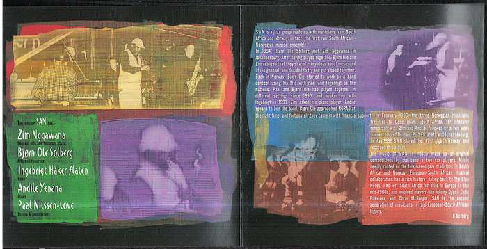 San (featuring Zim Ngqawana) - San Song CD
