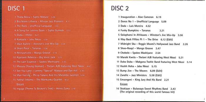 Various - Jazz Offerings From South Africa 2 CD set