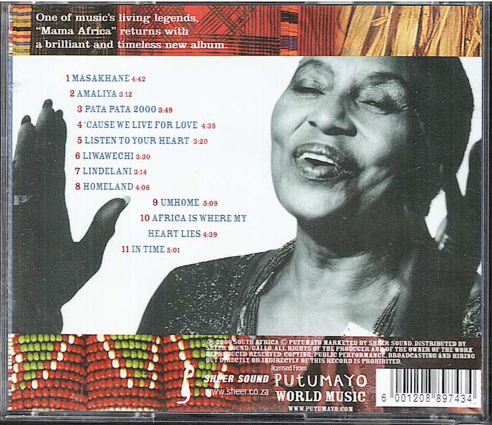 Miriam Makeba - Homeland CD