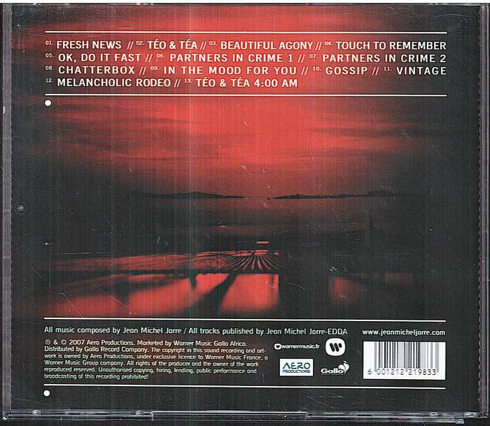 Jean Michel Jarre - Téo & Téa CD