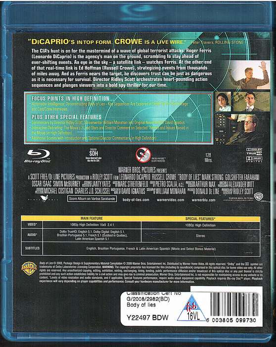 Body of Lies [Blu-ray]
