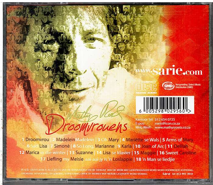 Mathys Roets - Droomvrouens CD