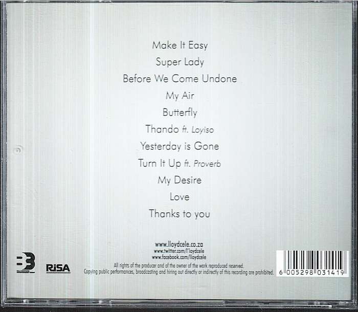 Lloyd Cele - One CD