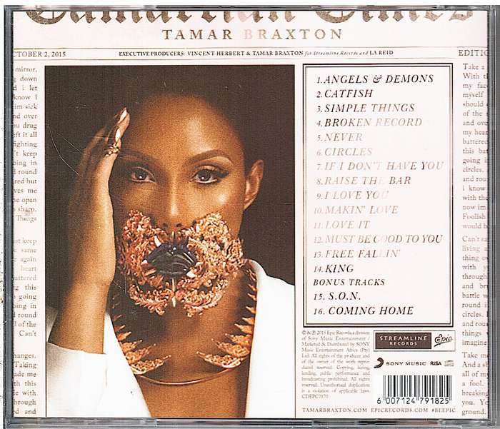 Tamar Braxton - Calling All Lovers CD