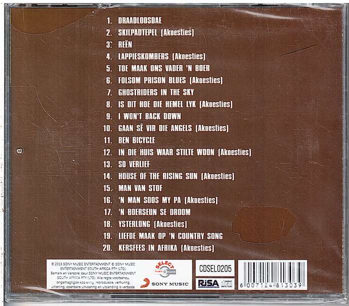 Adam Tas - 10+10 (Akoestiese Lidjies + 10 Ateljee-Opnames) CD [NEW / SEALED]