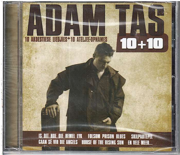 Adam Tas - 10+10 (Akoestiese Lidjies + 10 Ateljee-Opnames) CD [NEW / SEALED]