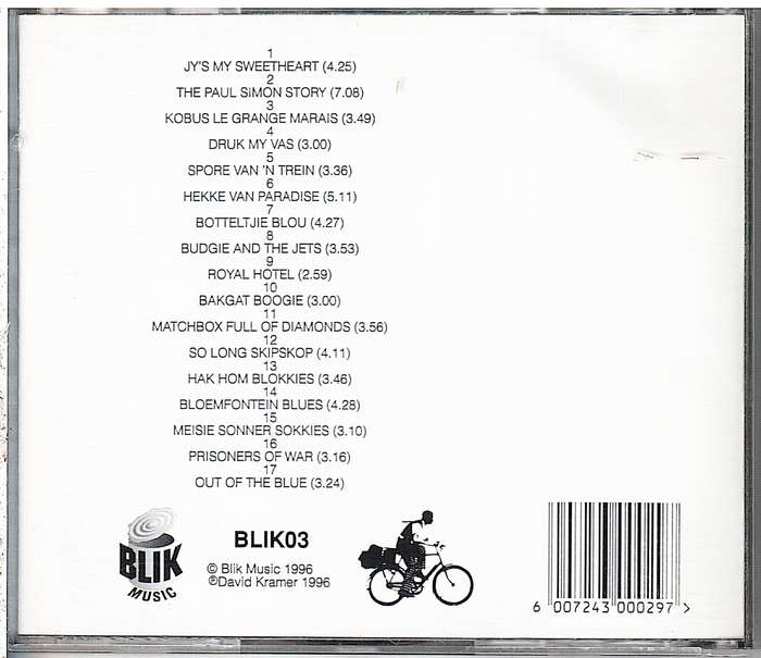 David Kramer - Klassic Kramer CD