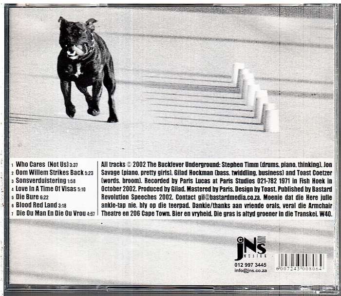 The Buckfever Underground  TAFL Teaching Afrikaans As A Foreign Language CD