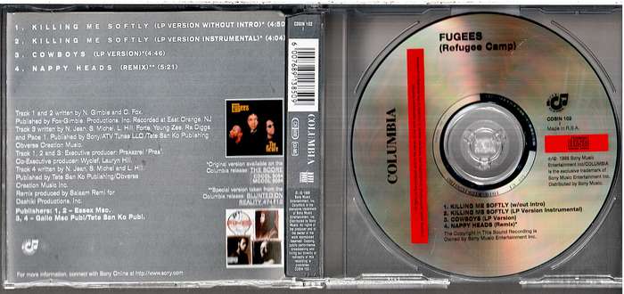 Fugees - Killing Me Softly CD Maxi Single