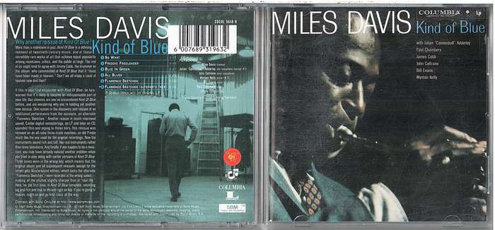 Miles Davis - Kind Of Blue CD