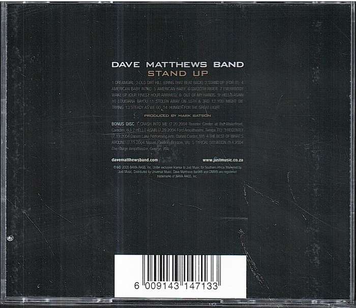 Dave Matthews Band - Stand Up 2xCD