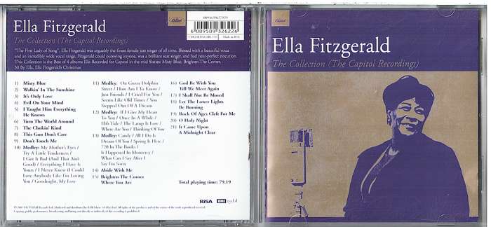 Ella Fitzgerald - The Collection (The Capitol Recordings) CD
