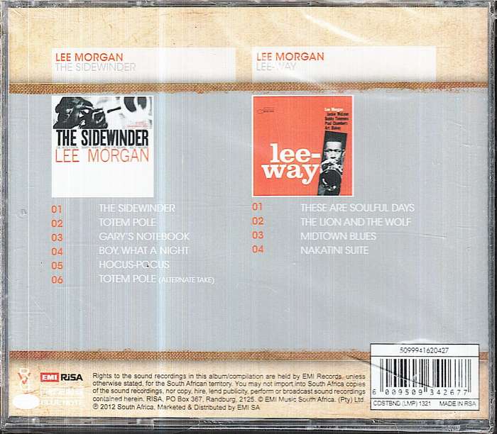 Lee Morgan - "The Sidewinder" and "Lee-Way" Double CD